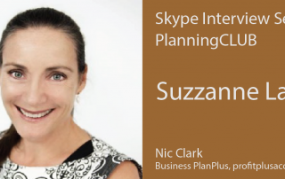 Suzzanne on creating a business plan